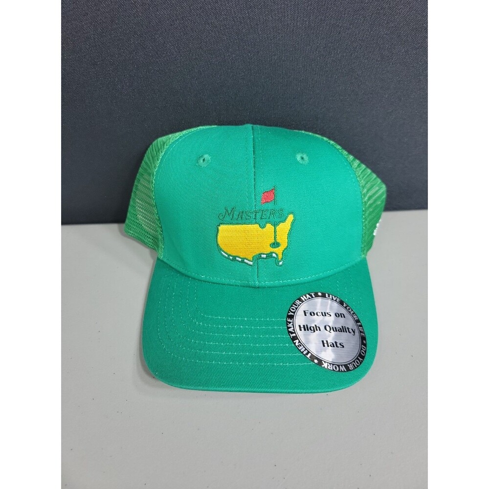 Green Masters Golf Hat Embroidered Cap New Without Tags One Size